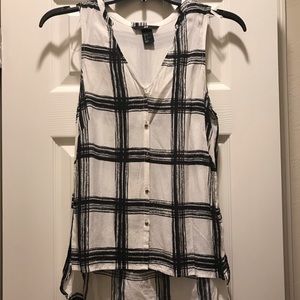 H&M plaid tank